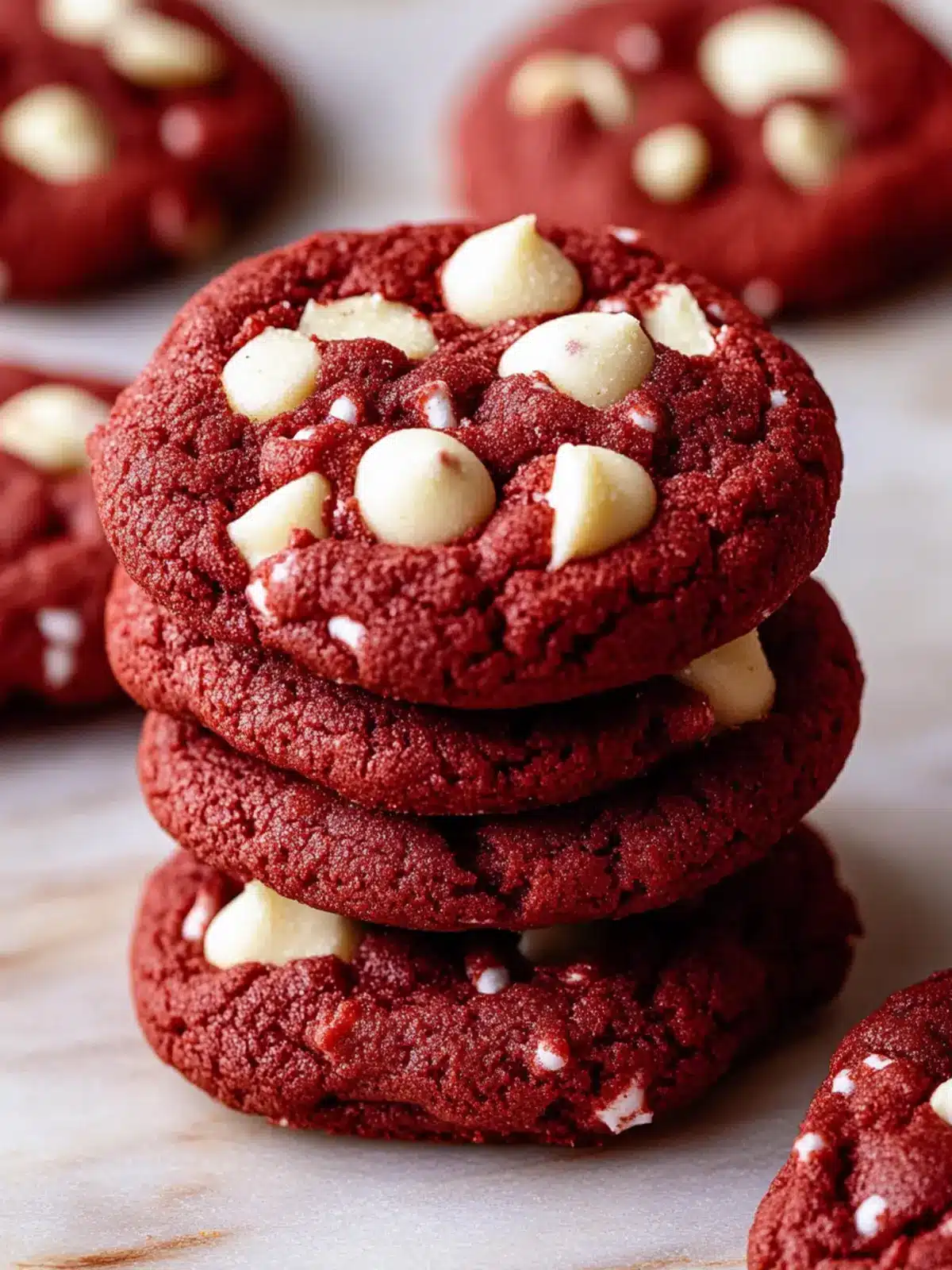 Chewy Red Velvet Cake Mix Cookies