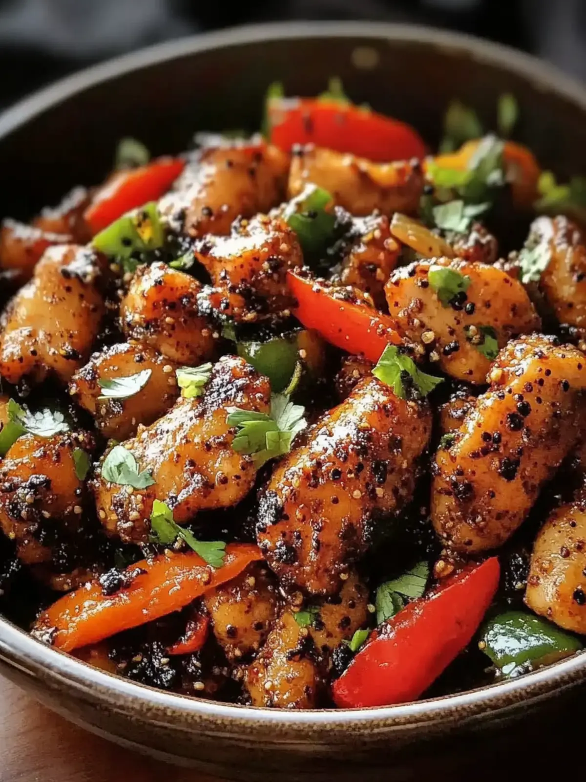 Sizzling Black Pepper Chicken Stir-Fry for Flavor Lovers 2 Sizzling Black Pepper Chicken