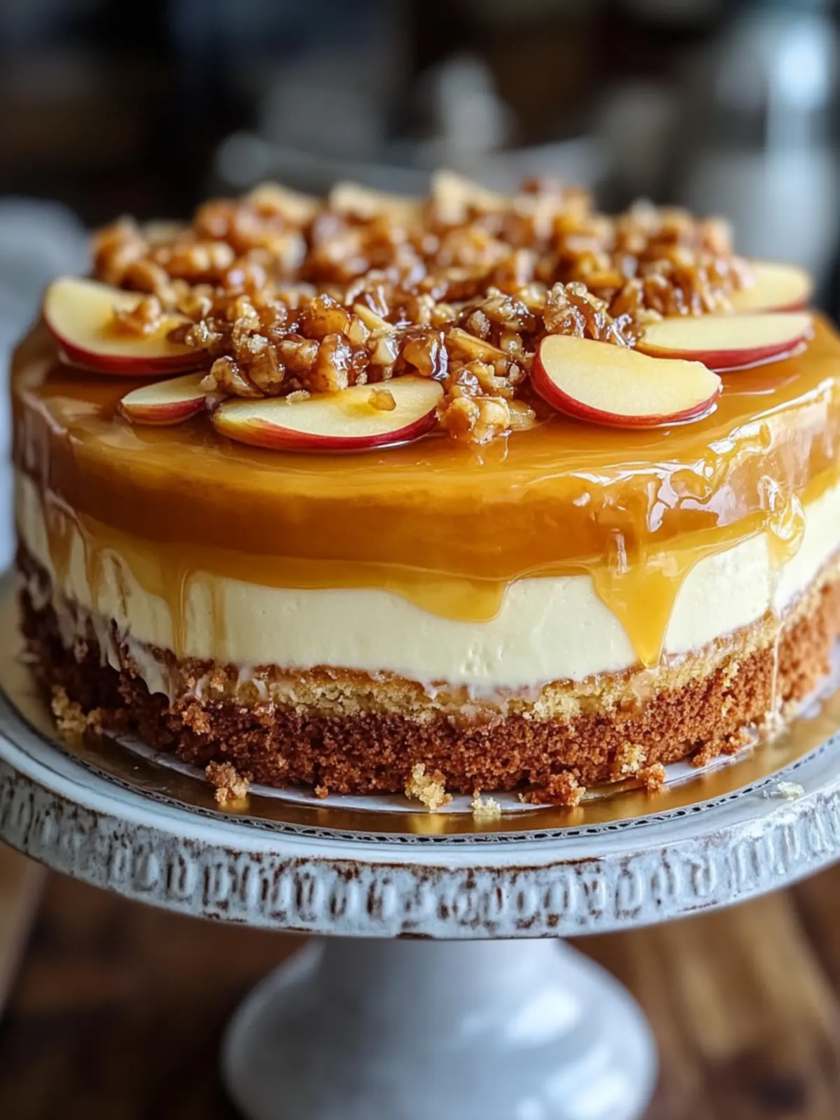 Indulge in Caramel Apple Layer Cake That's Pure Bliss! 4 Caramel Apple Layer Cake
