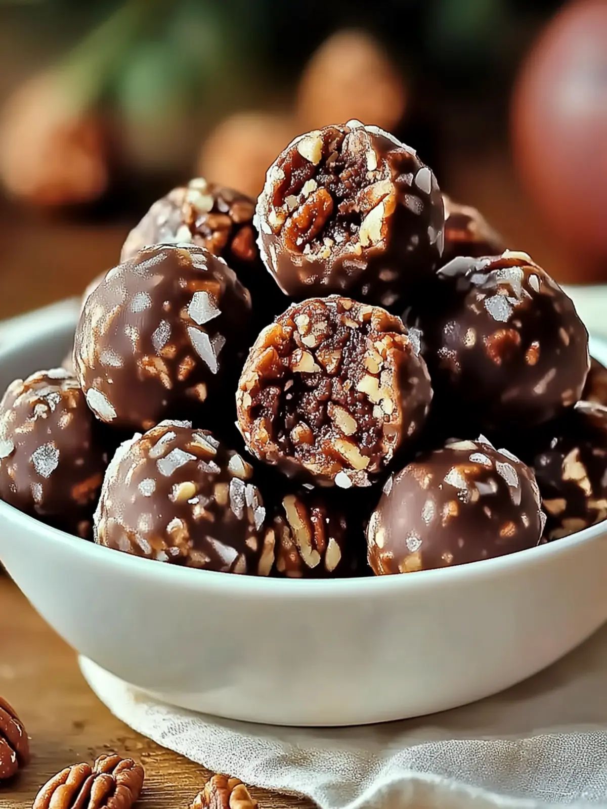 Easy Pecan Pie Balls