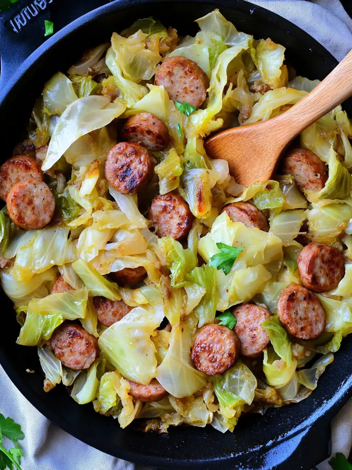 Low Carb Sausage and Cabbage Skillet (Easy One-Pan Meal)
