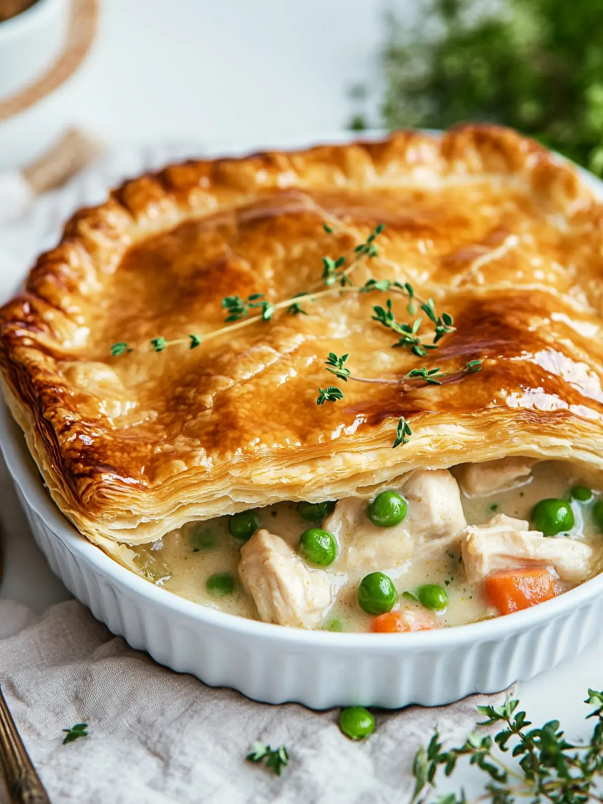 Puff Pastry Chicken Pot Pie