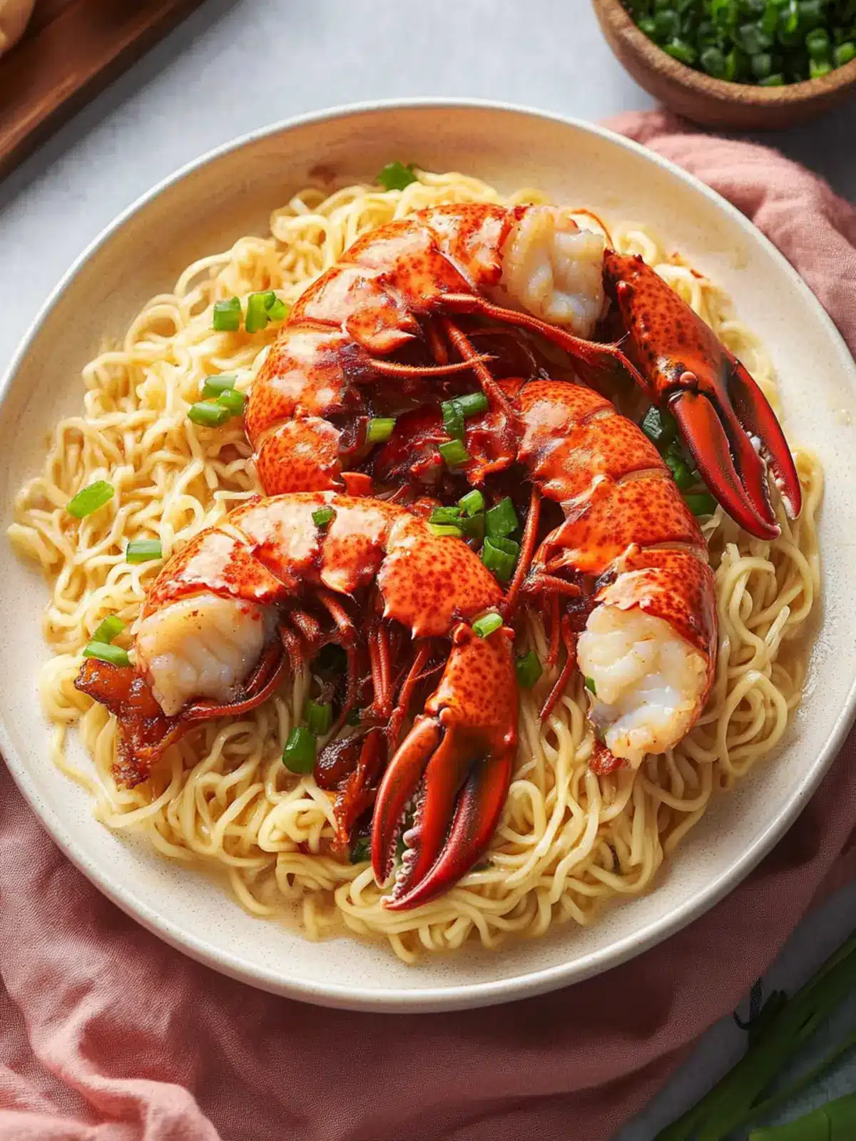 Lobster Noodles (Lobster Yee Mein)