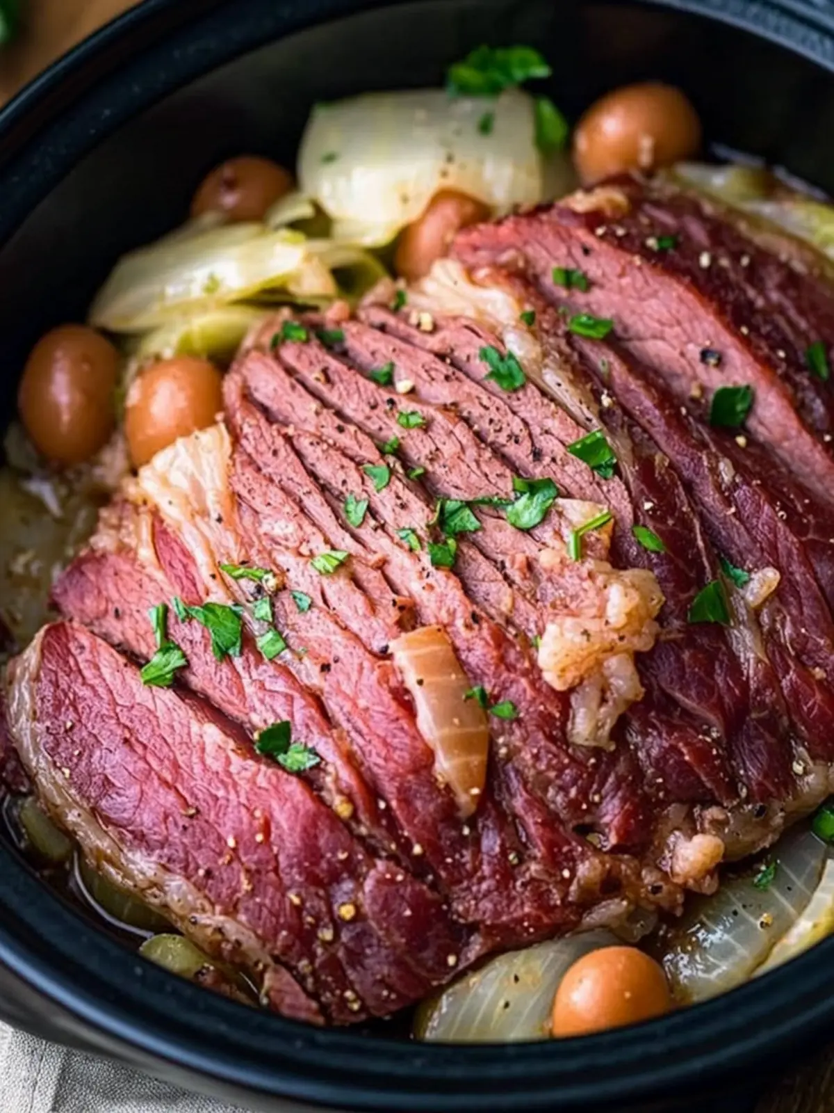 Savory Slow Cooker Corned Beef and Cabbage for Comfort Food Bliss 2 Slow Cooker Corned Beef and Cabbage