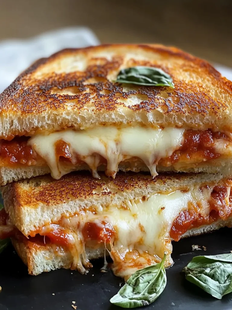 15-Minute Pizza Grilled Cheese Sandwich