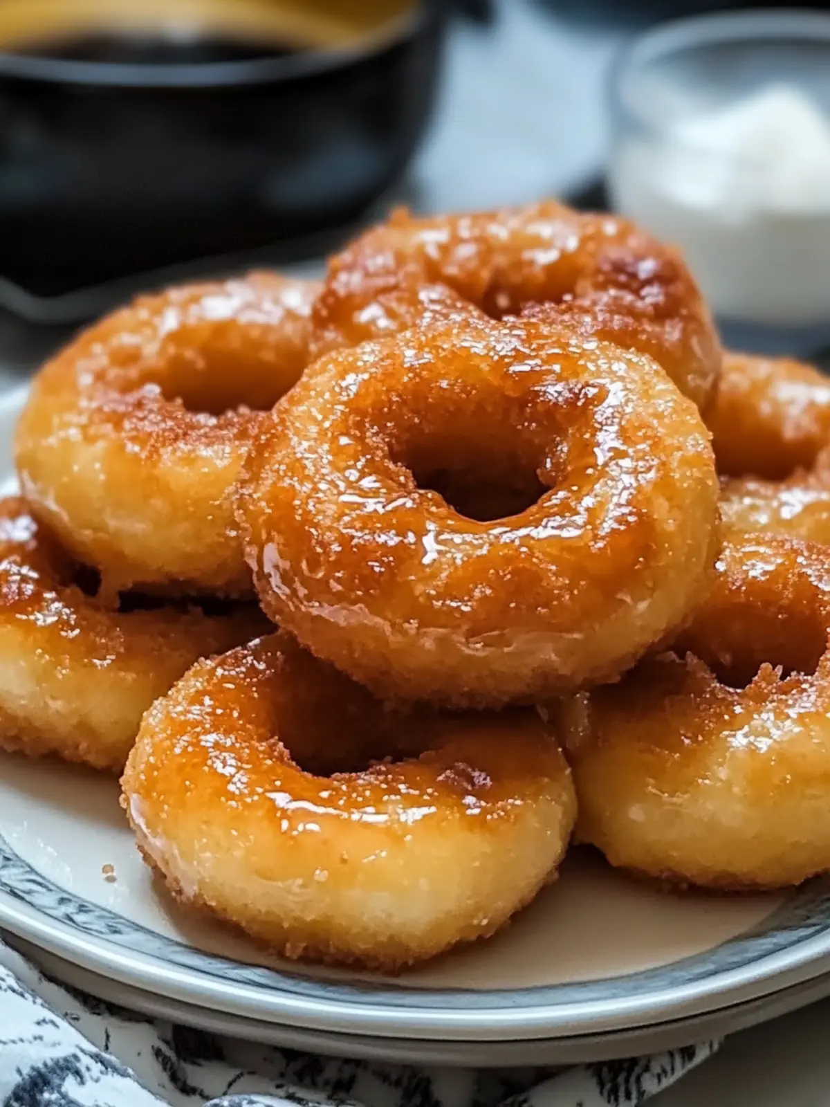 Golden Crispy Savory Chicken Donuts