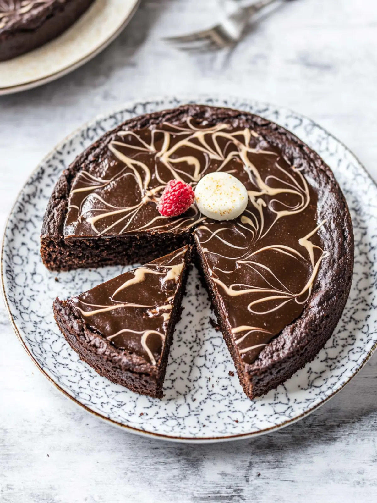 Flourless Chocolate Tahini Cake