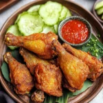 Ayam Goreng Ungkep (Indonesian Fried Chicken)
