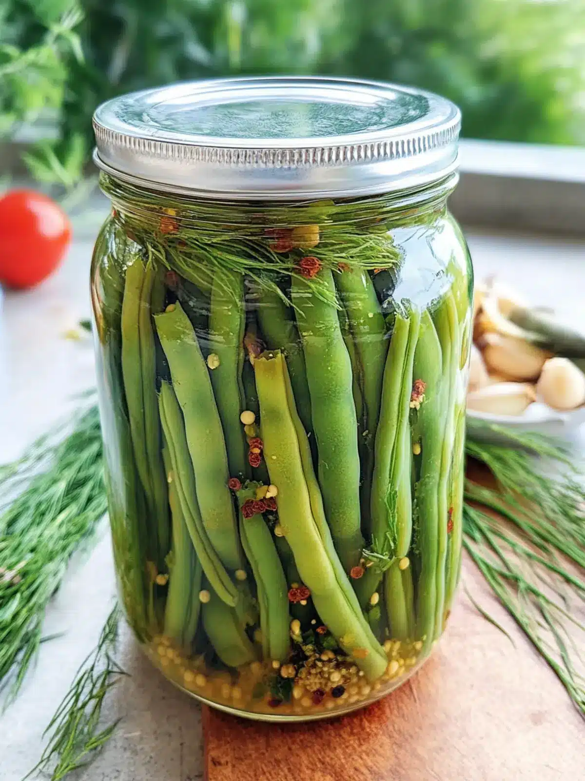 Pickled Green Beans (Dilly Beans)