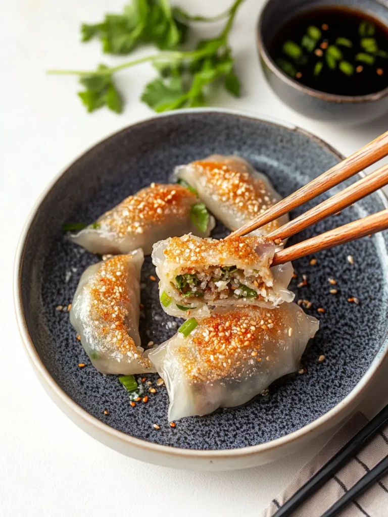 Crispy Rice Paper Dumplings