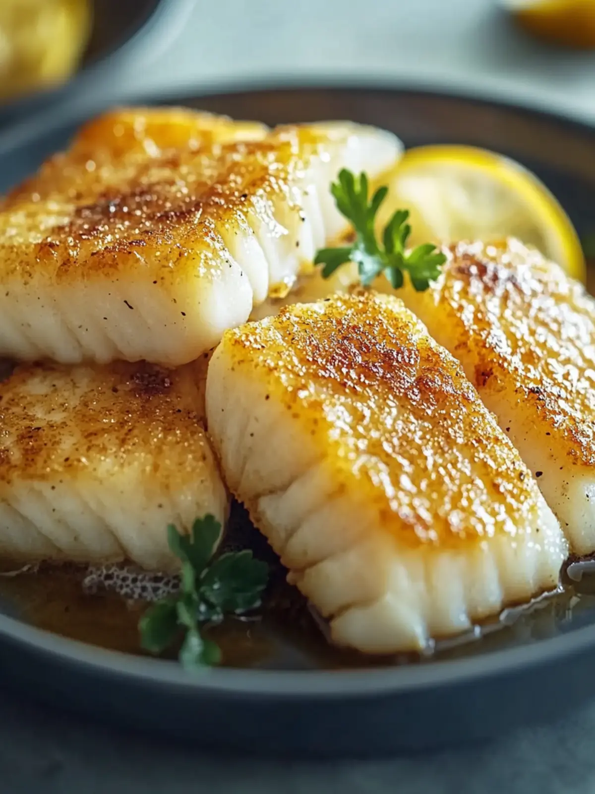 Pan Fried Cod Fish