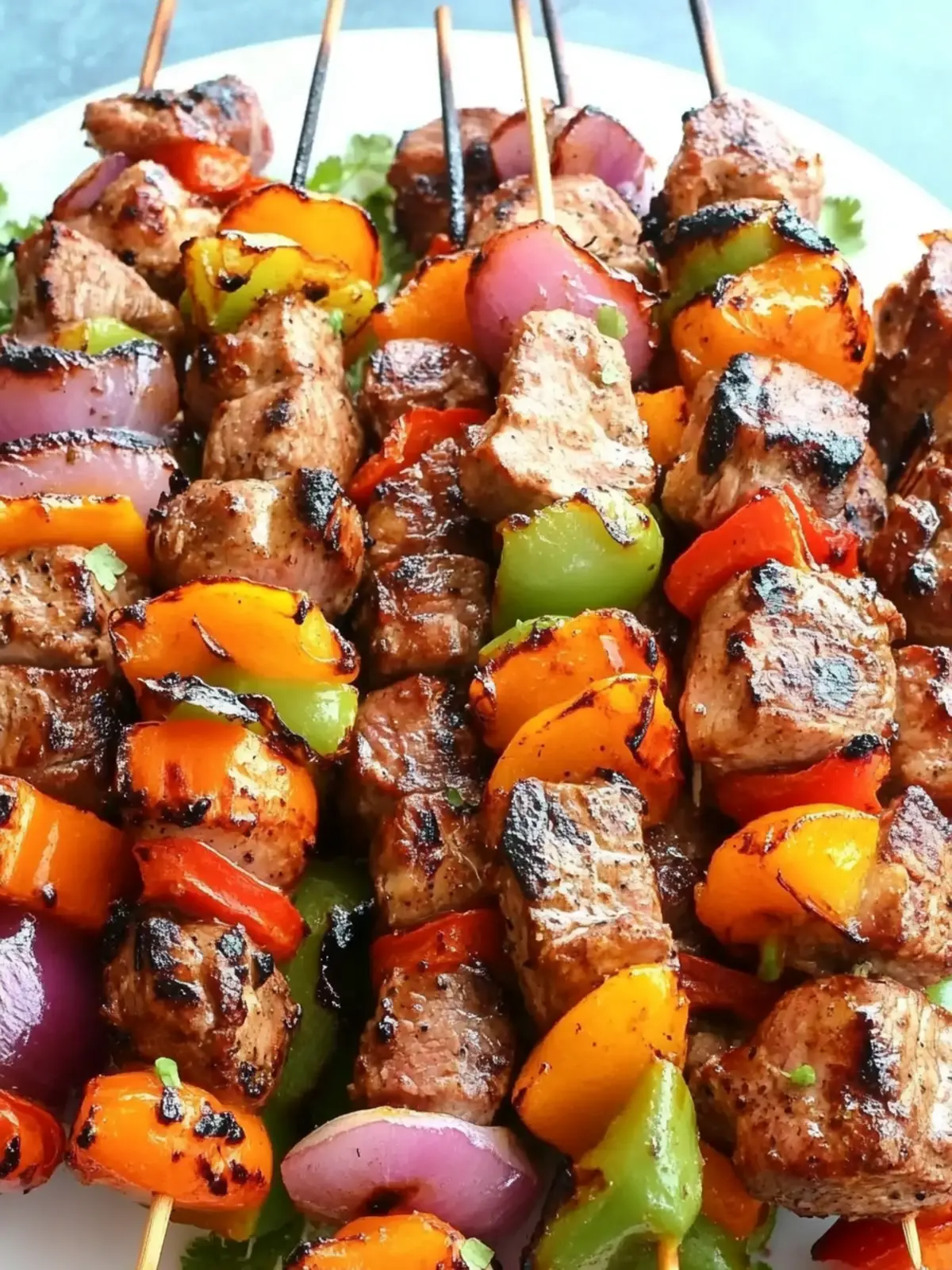 Super Simple Steak and Chicken Kabobs