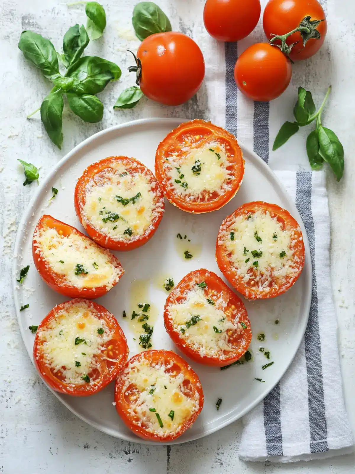 Baked Parmesan Tomatoes