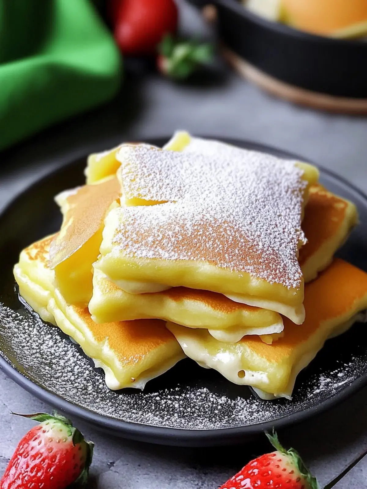 Durian Cream Pancakes