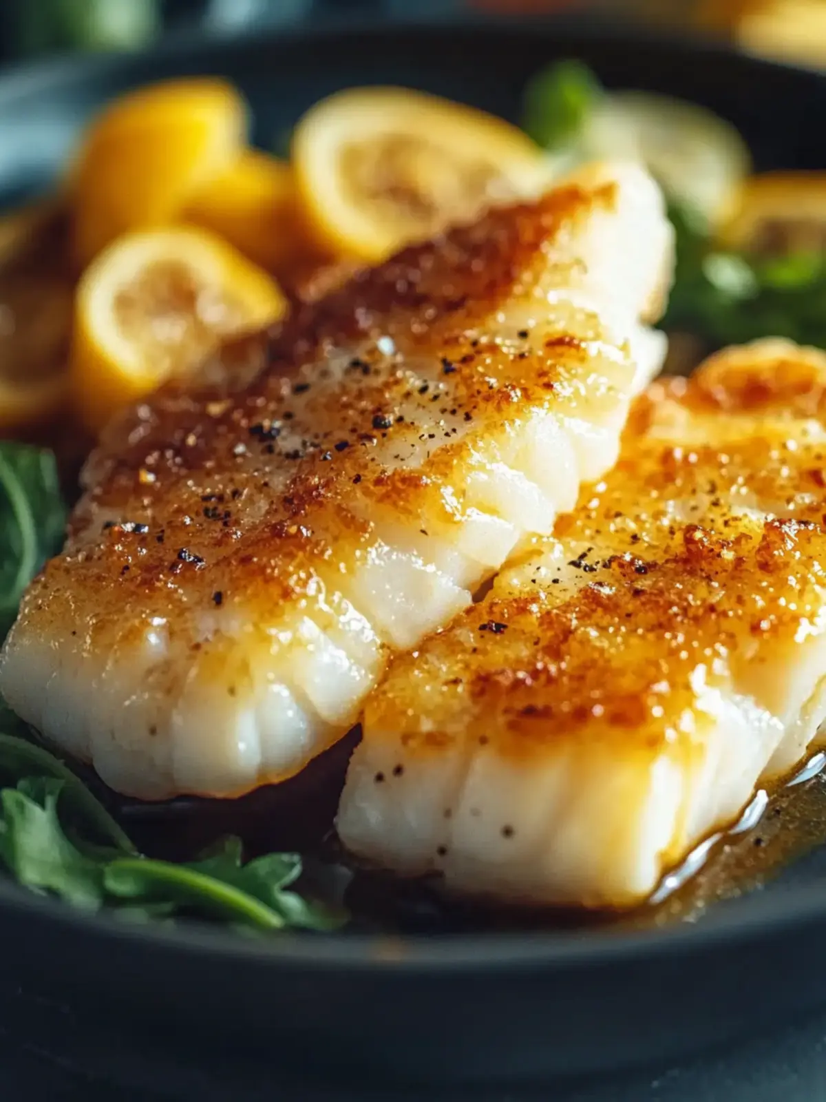 Pan Fried Cod Fish