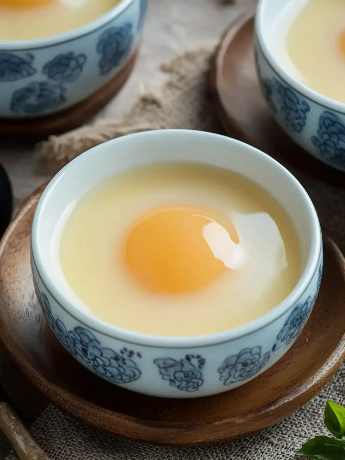 Chinese Steamed Egg Pudding Dessert