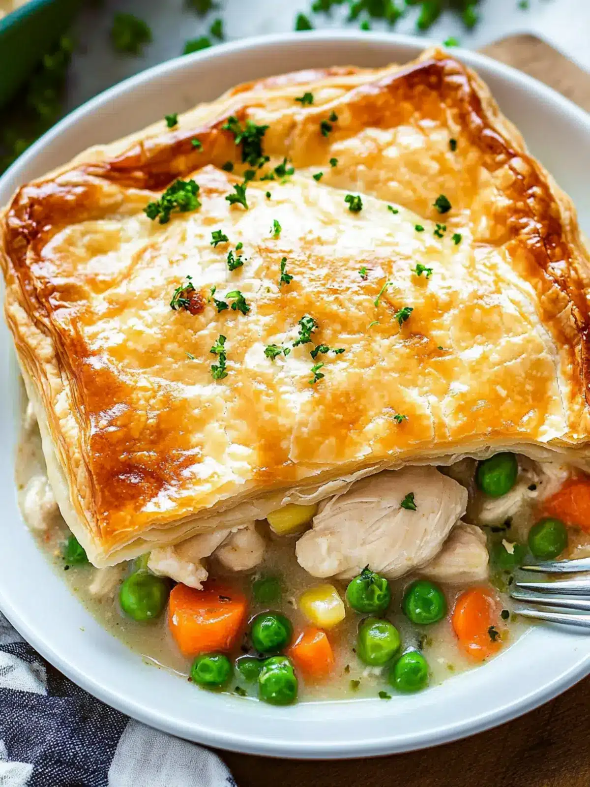 Puff Pastry Chicken Pot Pie
