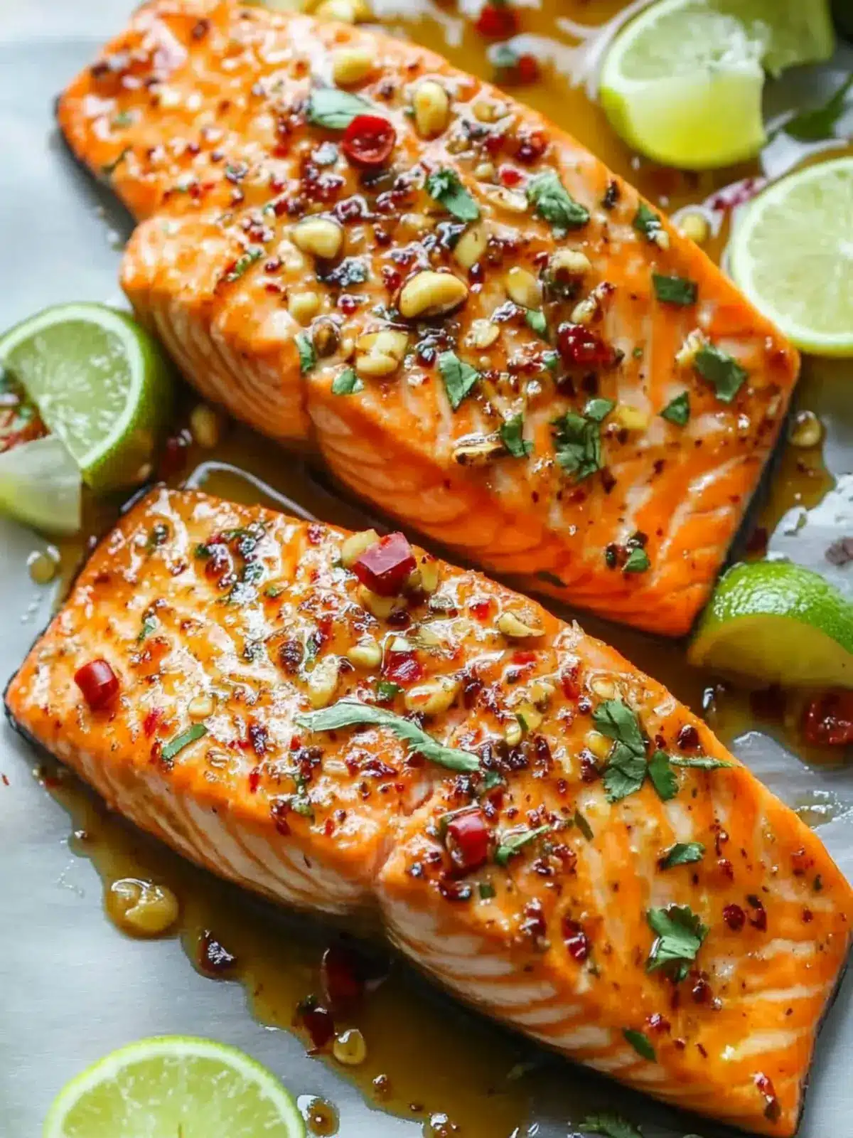 Baked Sweet Chili Garlic Salmon