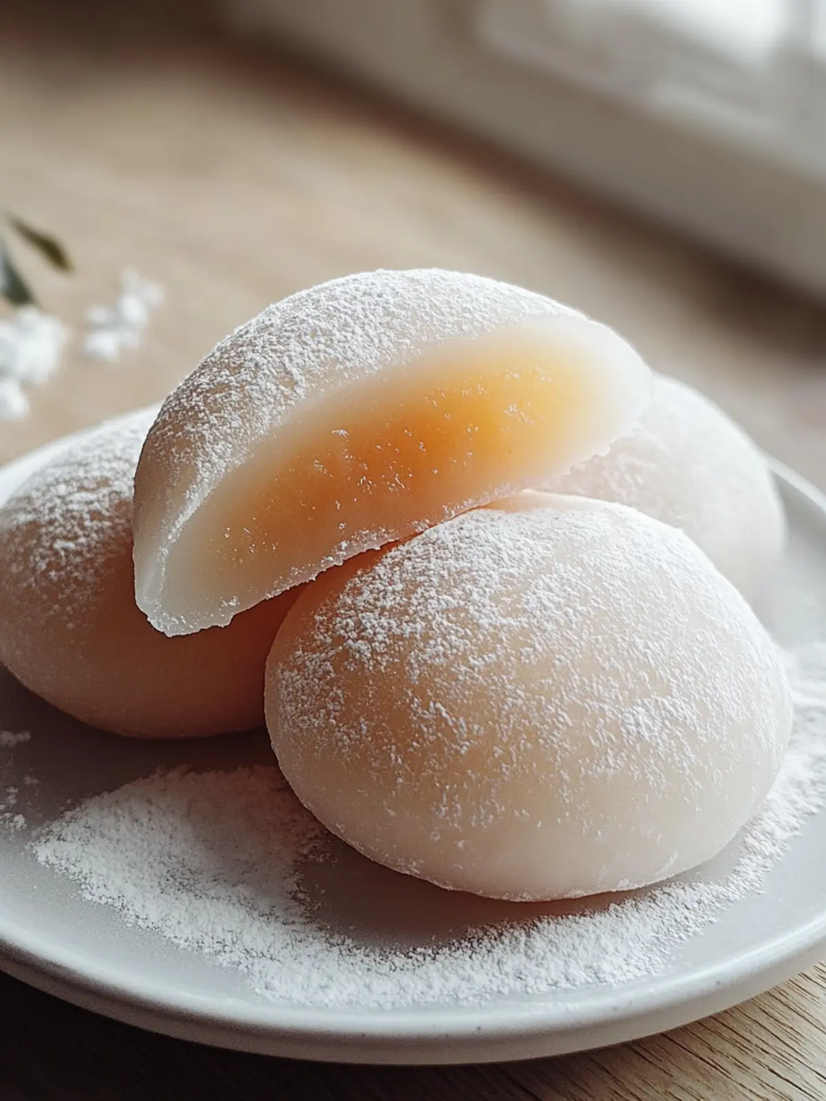 Whole Peach Mochi Recipe