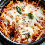 Crock Pot Baked Ziti