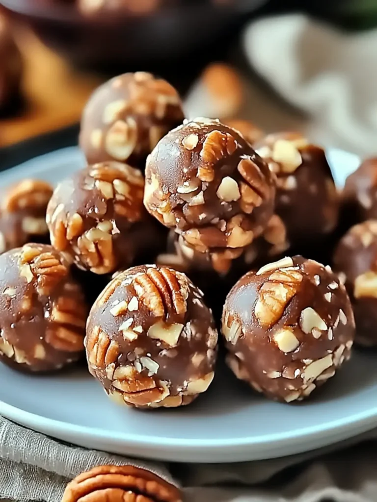 Easy Pecan Pie Balls