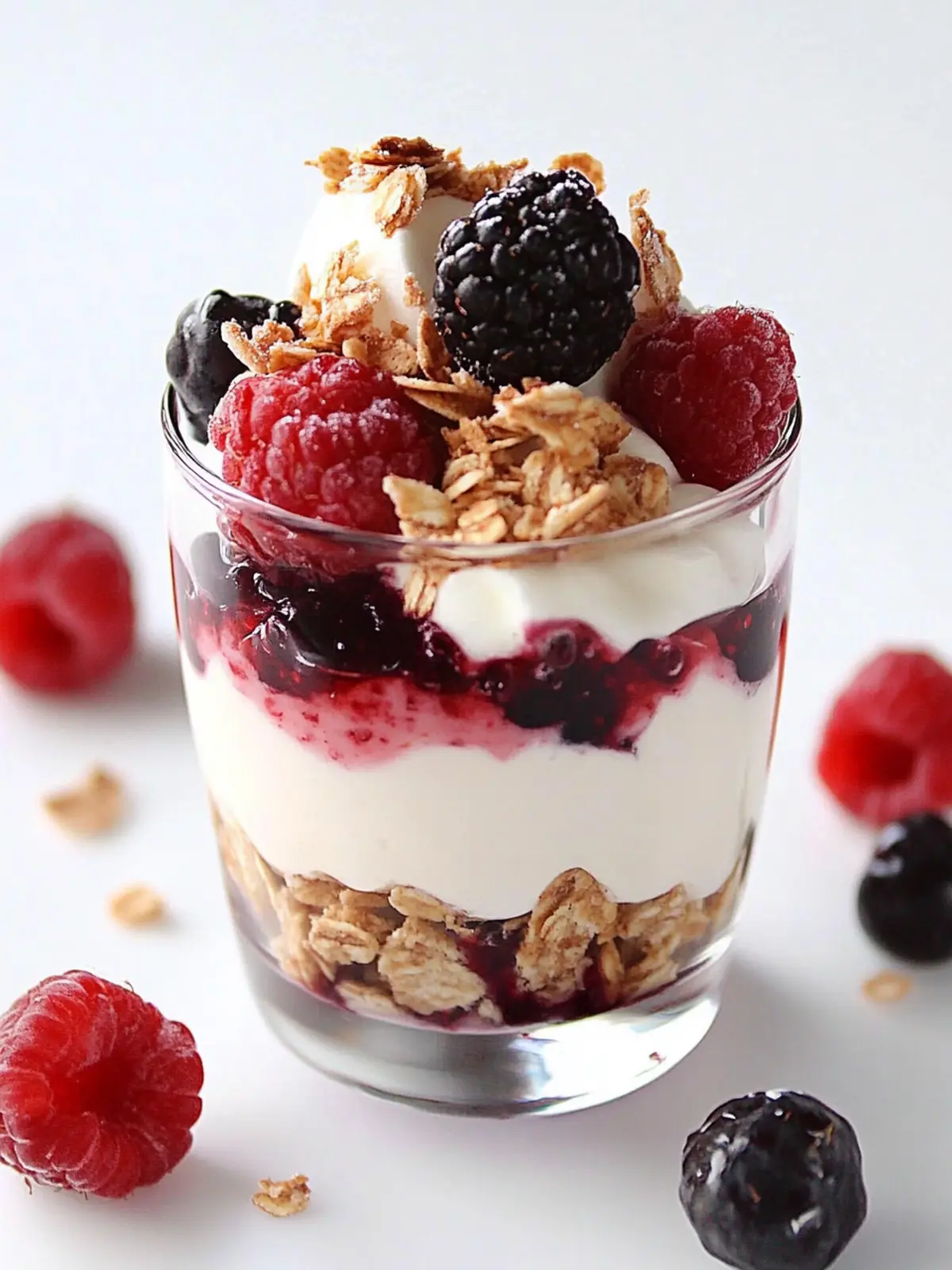 Mixed Berry Parfaits