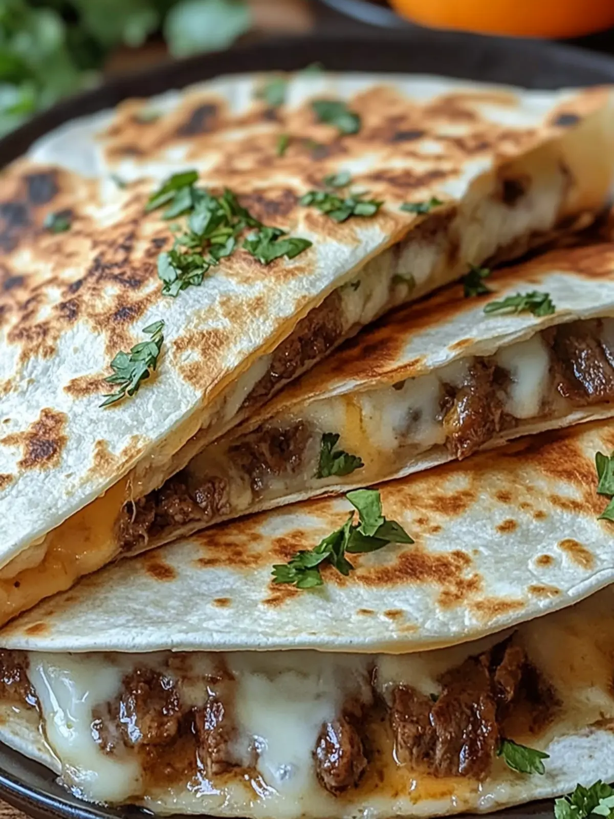 Steak and Cheese Quesadillas
