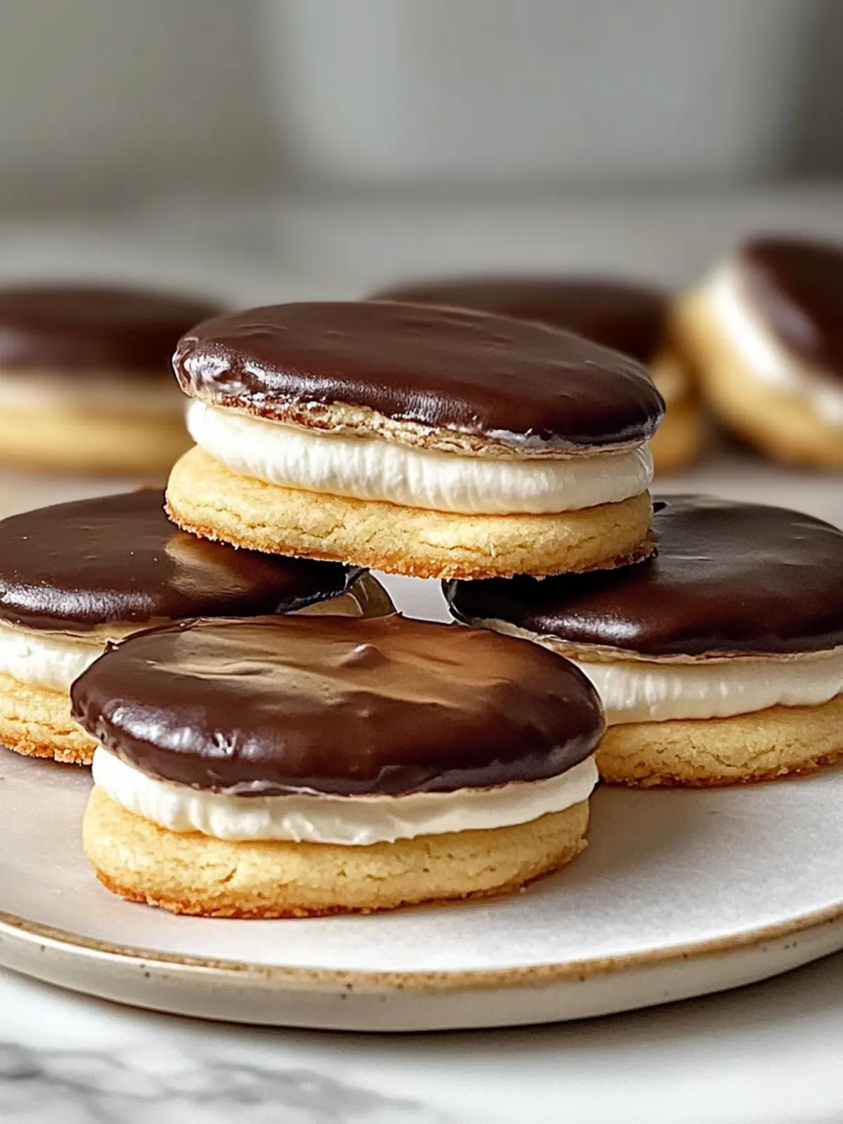 Easy Boston Cream Pie Cookies