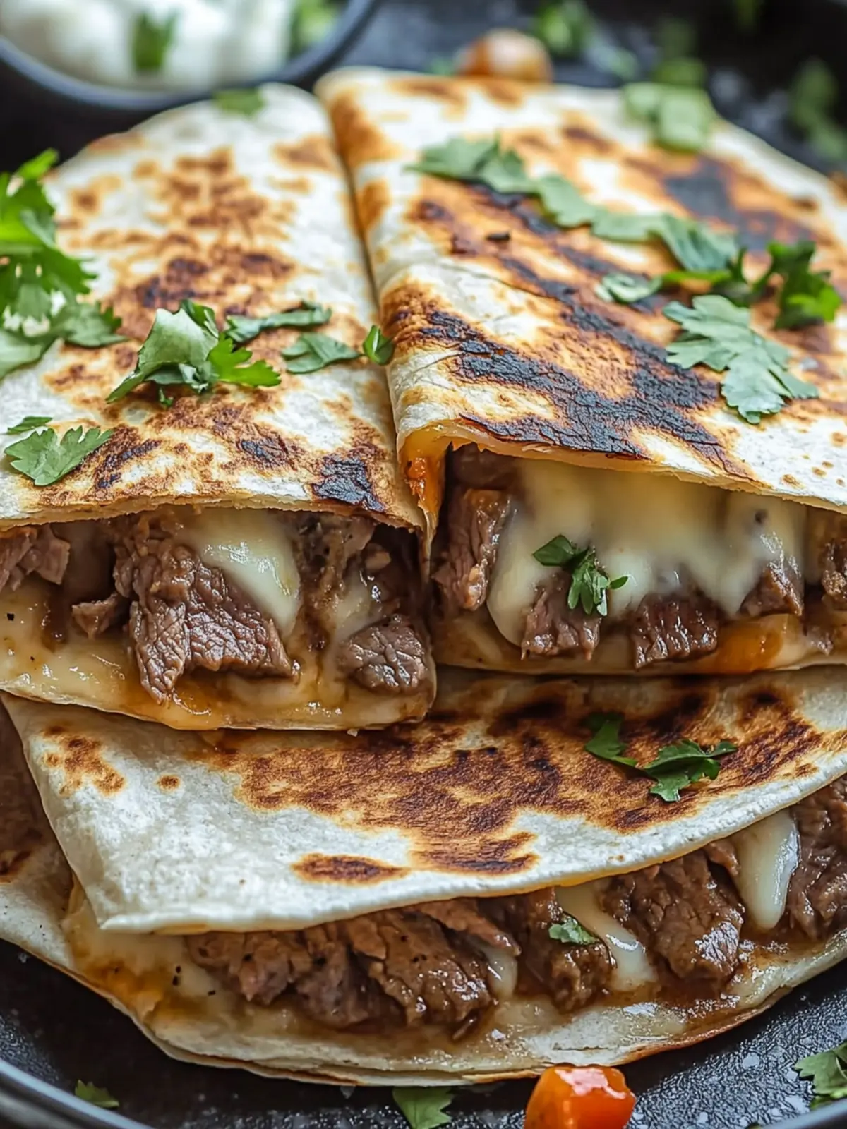 Steak and Cheese Quesadillas