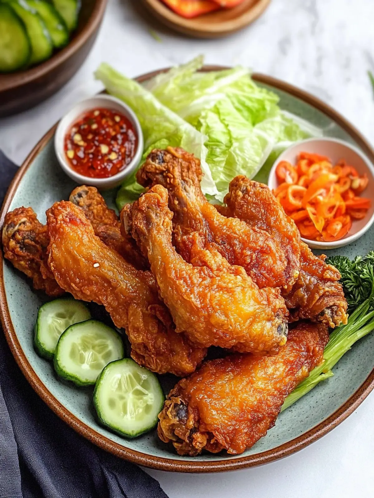 Ayam Goreng Ungkep (Indonesian Fried Chicken)