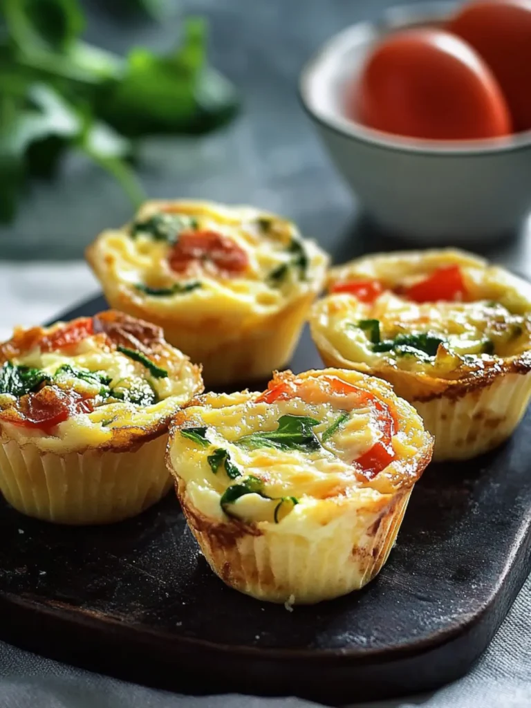 Mediterranean Delight Egg Muffin Cups