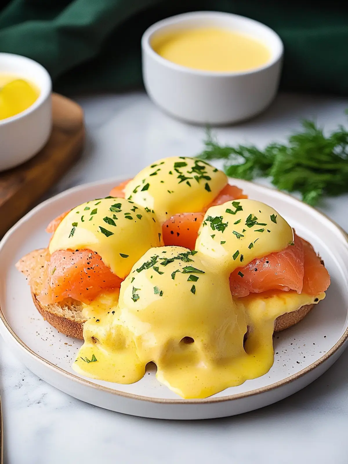Easy Smoked Salmon Eggs Benedict