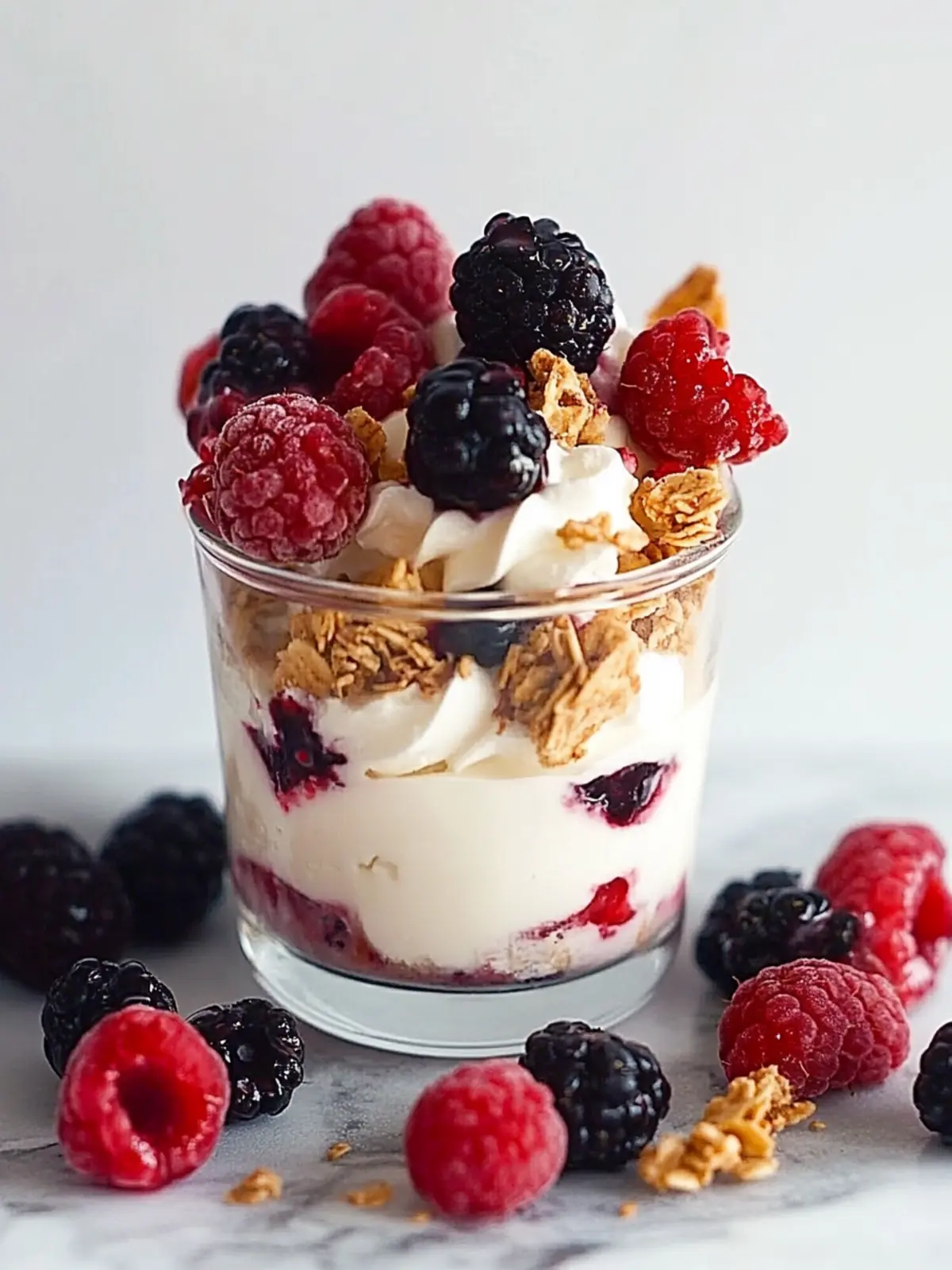 Mixed Berry Parfaits