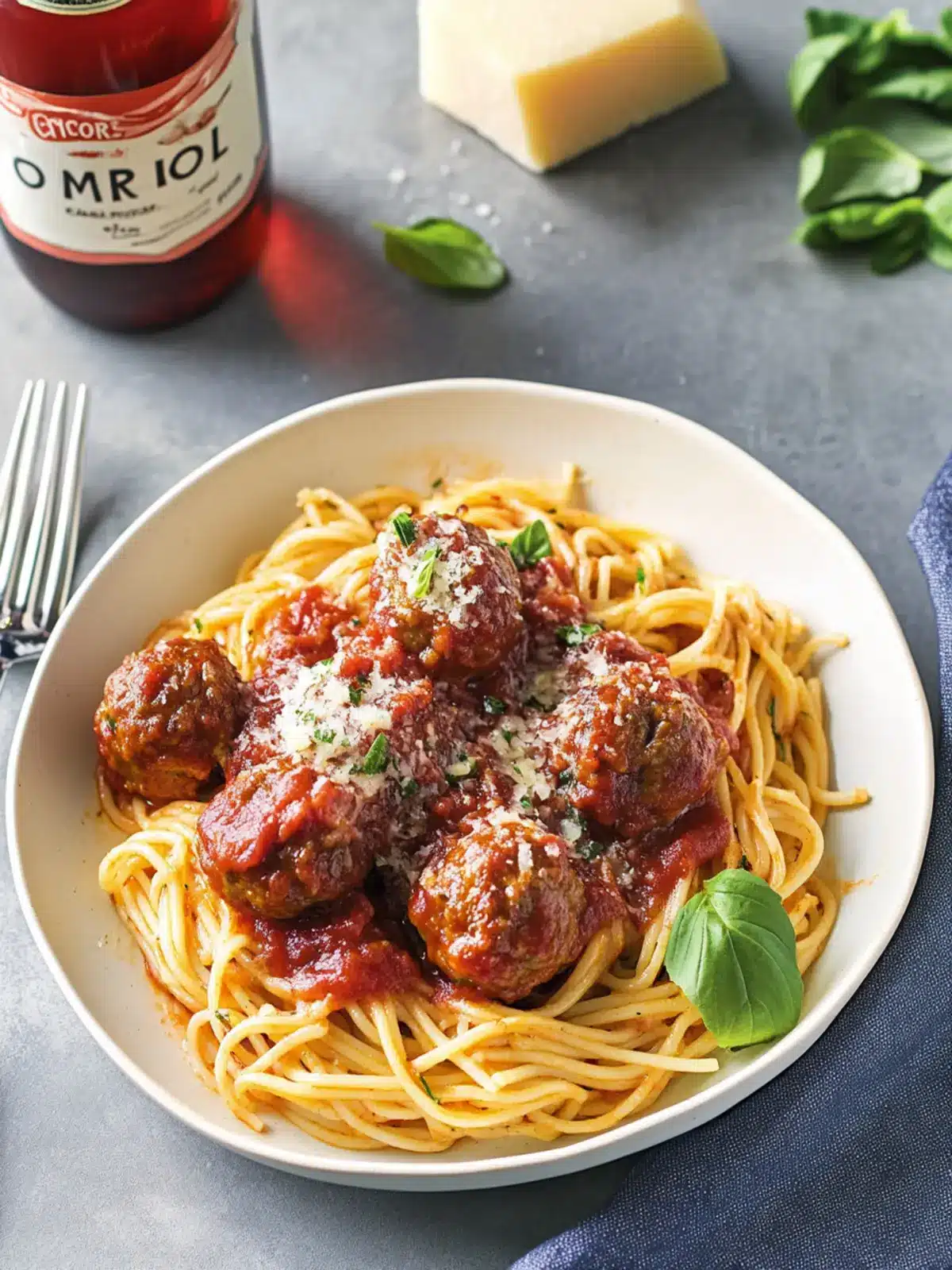 Drunken Spaghetti & Meatballs