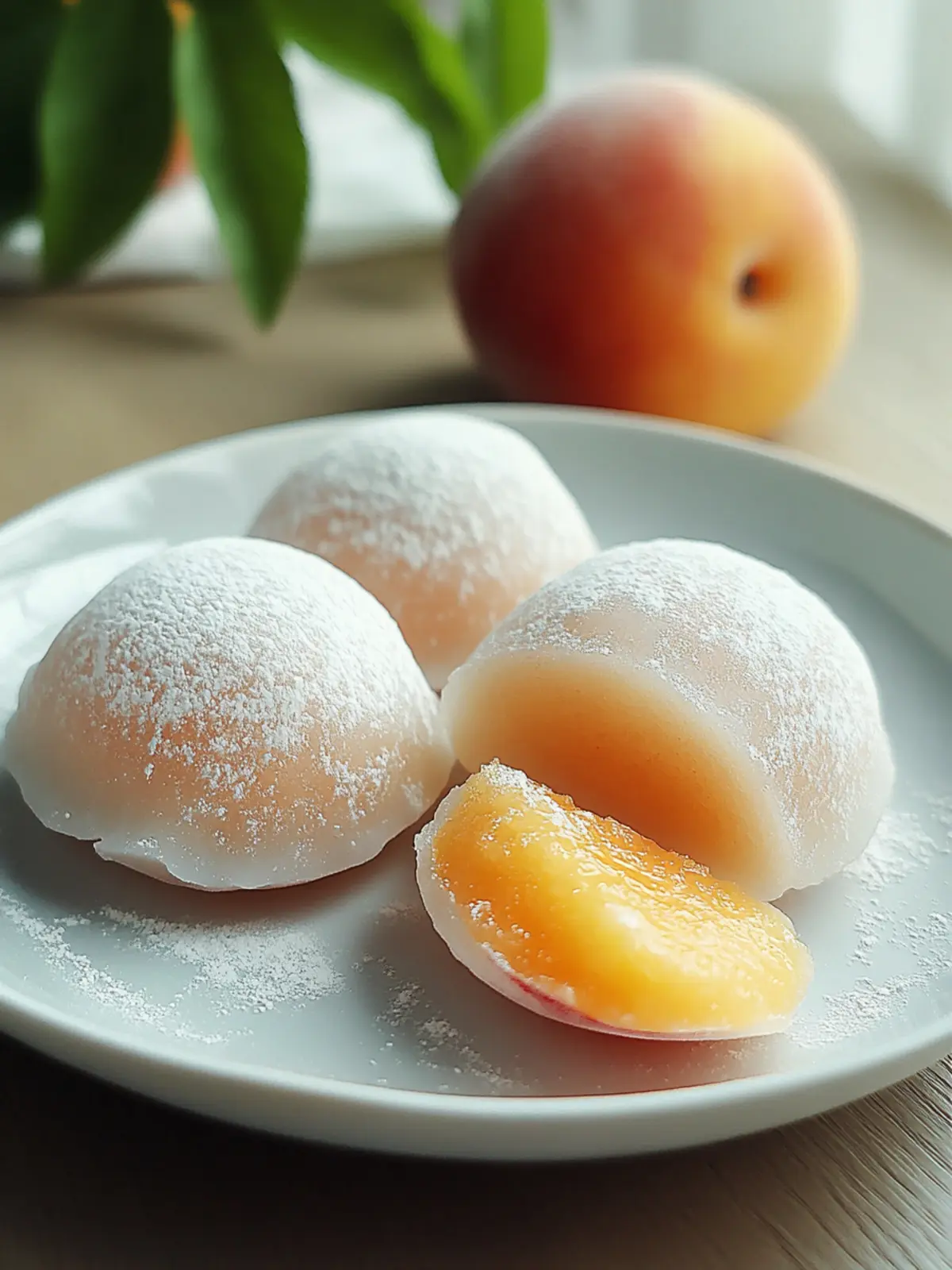 Whole Peach Mochi Recipe