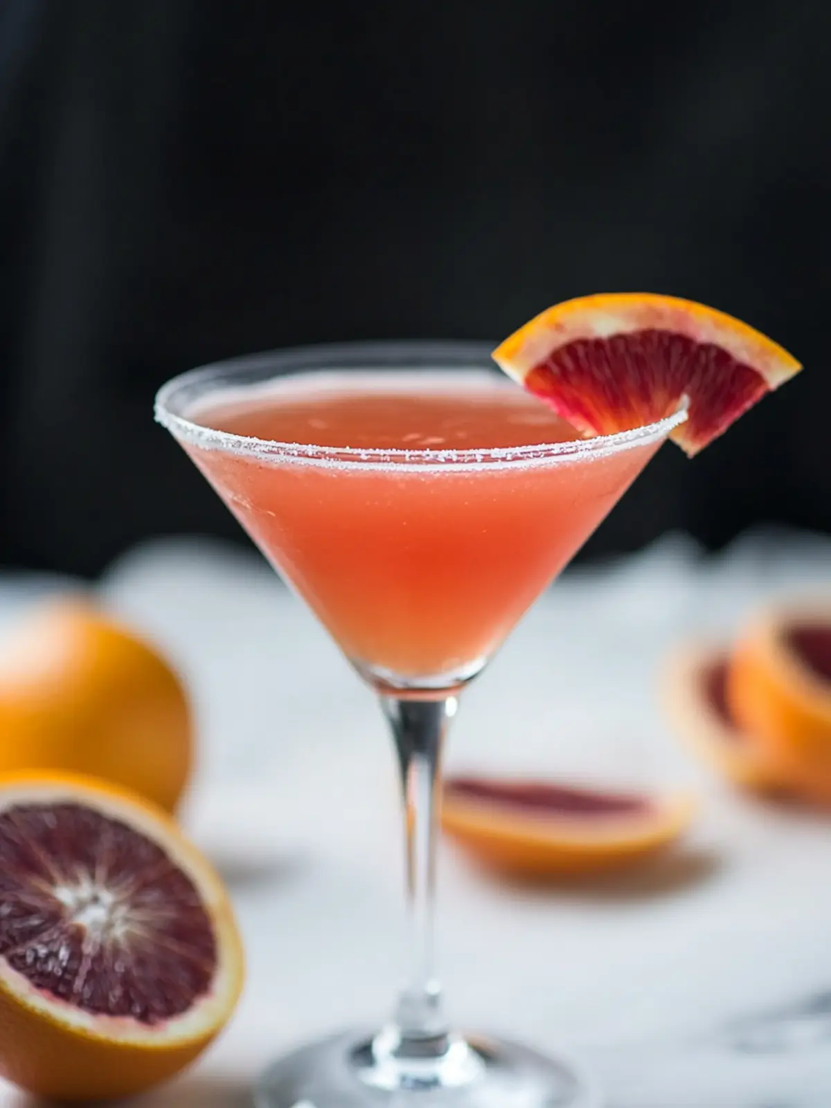 Blood Orange Vanilla Martini