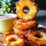 Rum-Soaked Fried Pineapple