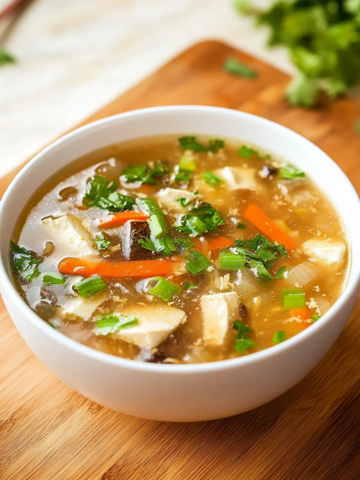 Easy Chinese Hot and Sour Soup Recipe