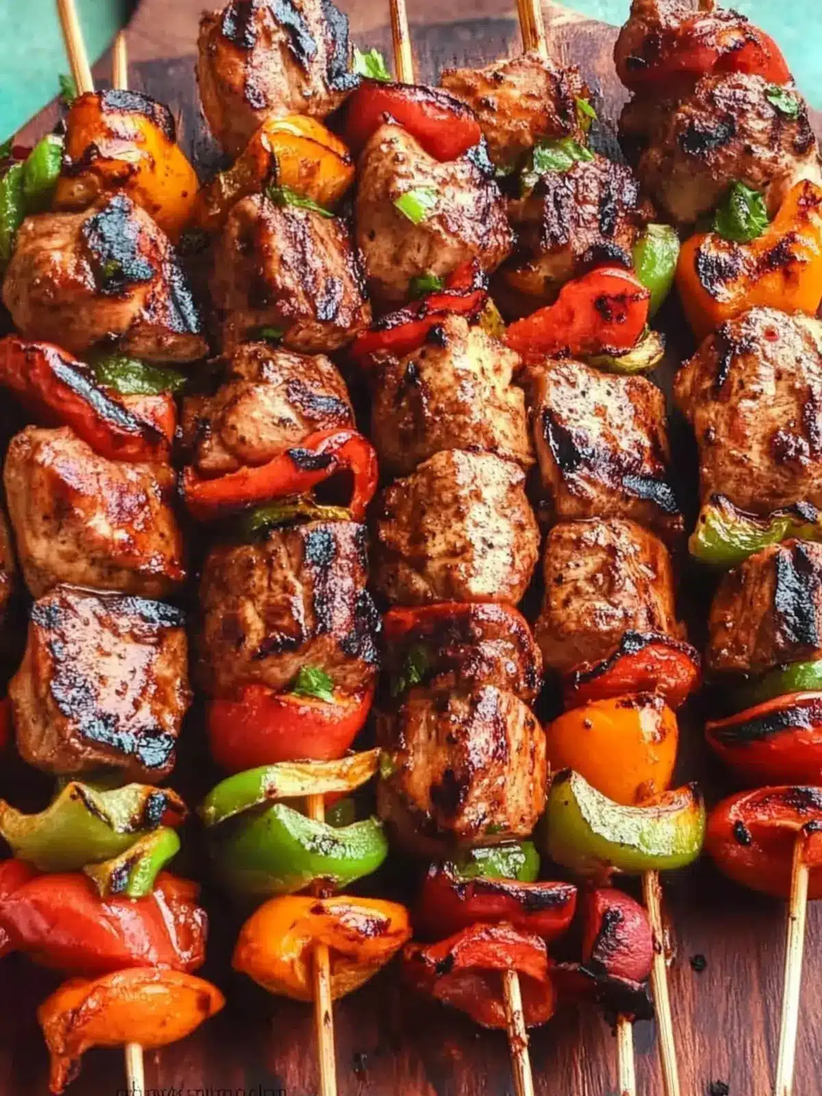 Super Simple Steak and Chicken Kabobs