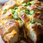 Jalapeño Popper Pull Apart Bread