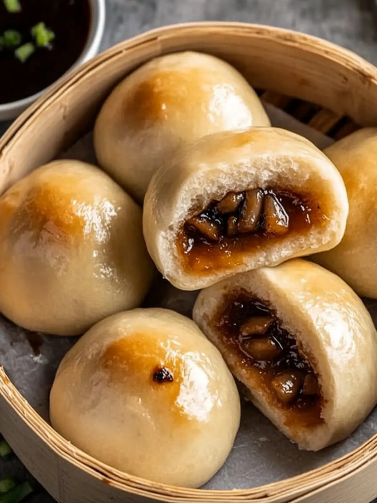 Chinese Baked BBQ Pork Buns (Char Siu Bao)