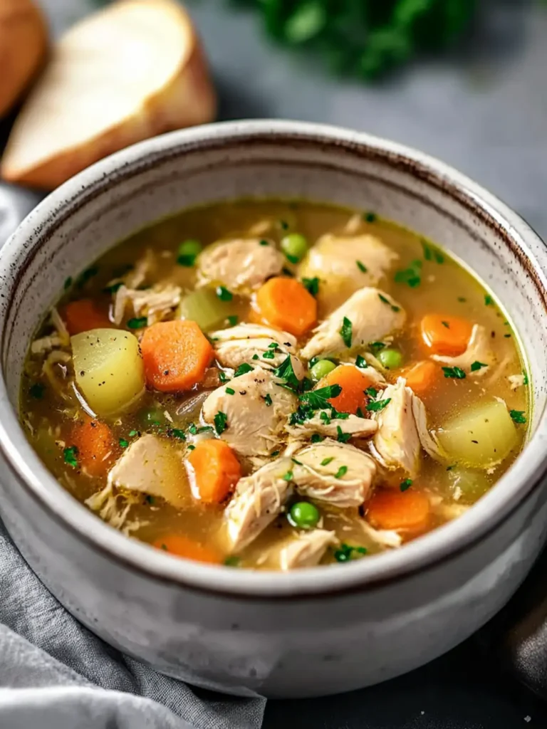 Homemade Slow Cooker Chicken Stew