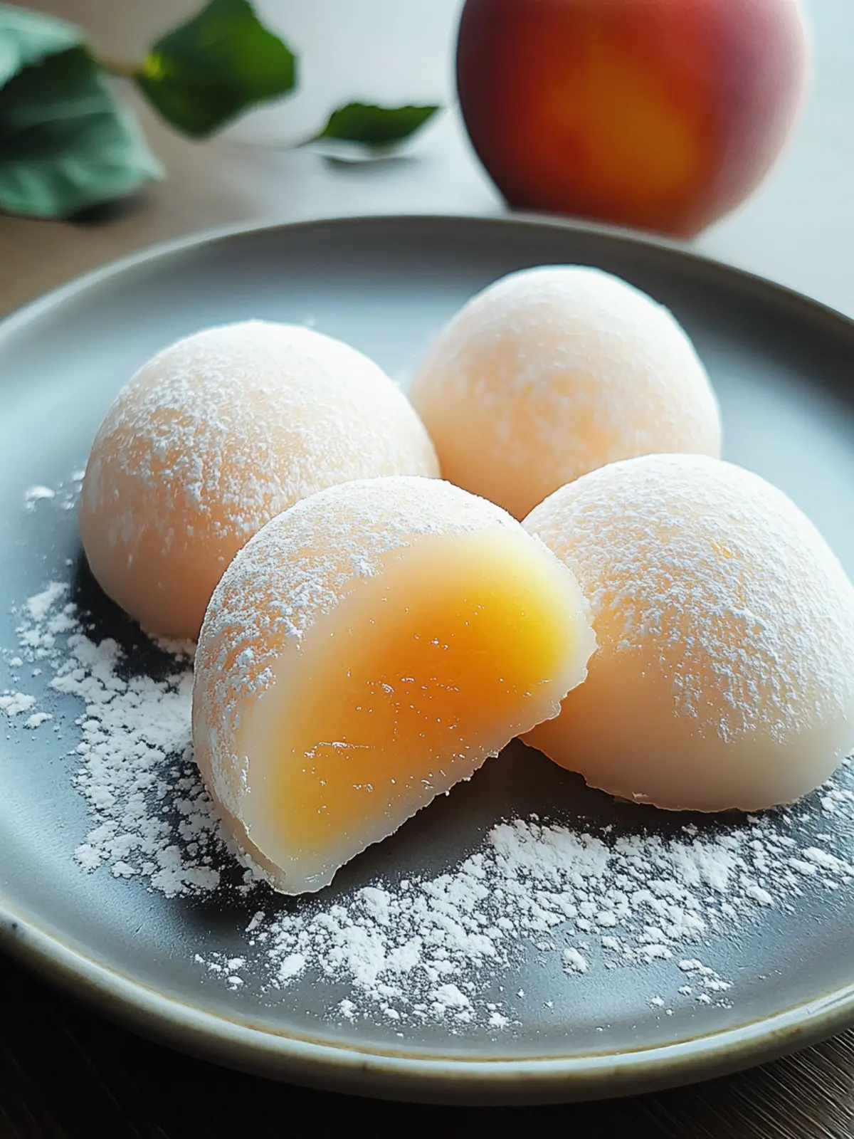 Whole Peach Mochi Recipe