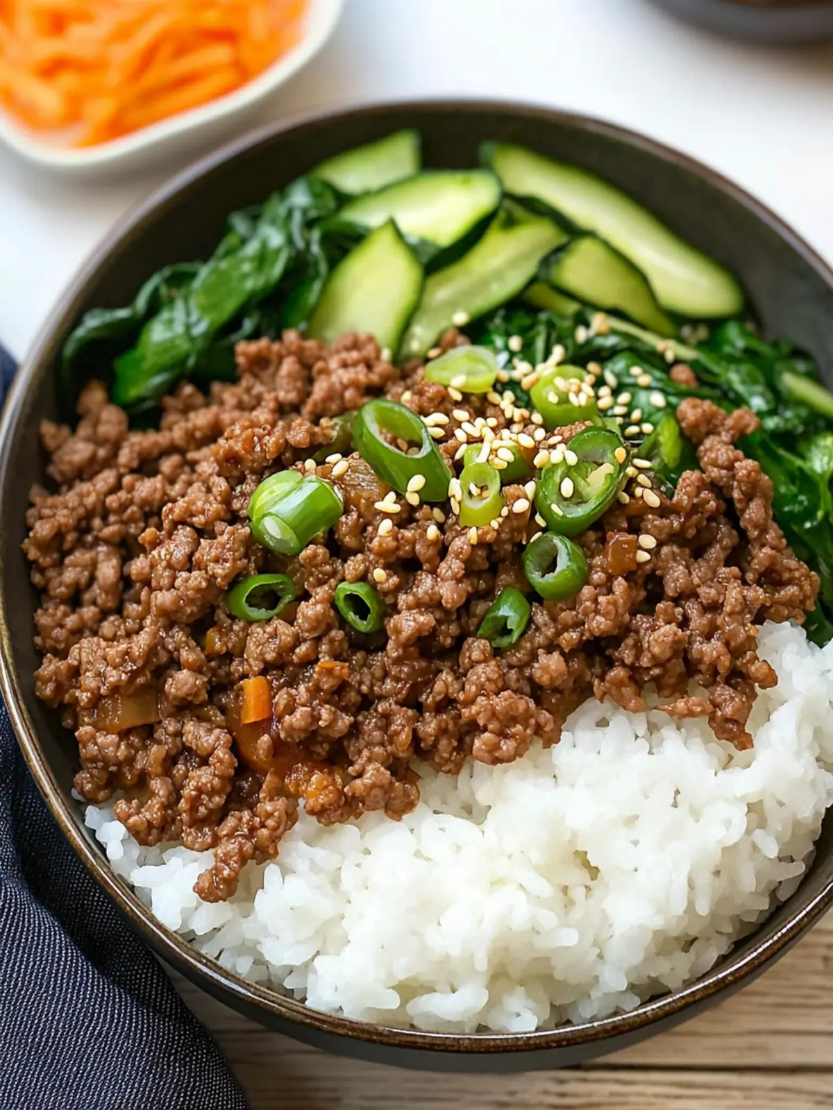 Korean Ground Beef Bowl