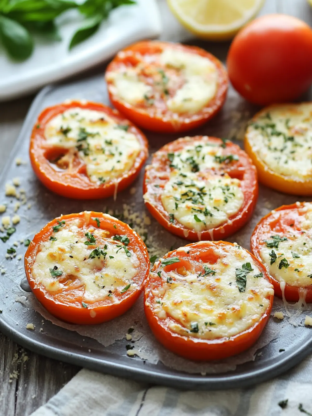 Baked Parmesan Tomatoes