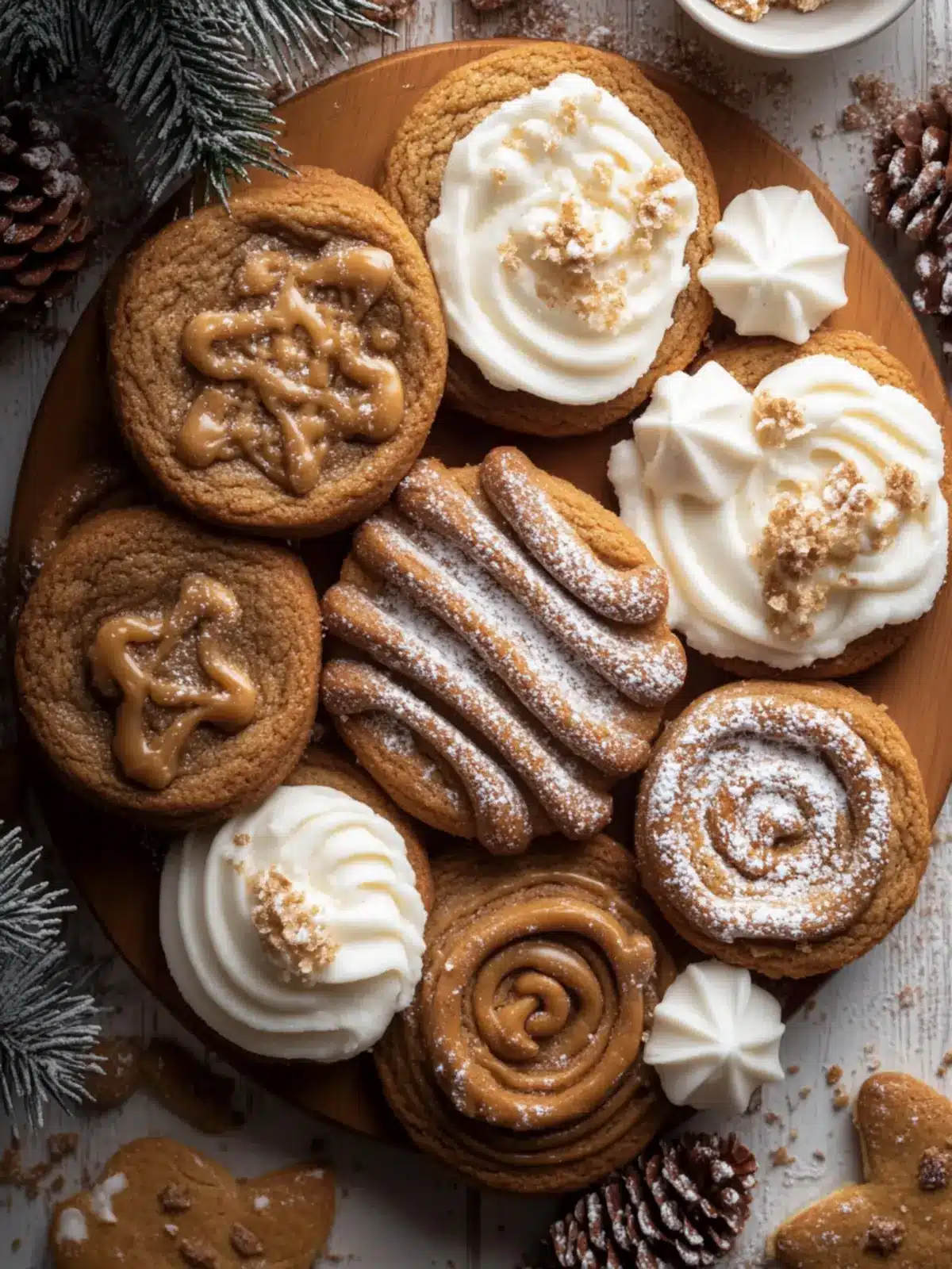 Gingerbread Cheesecake Cookie