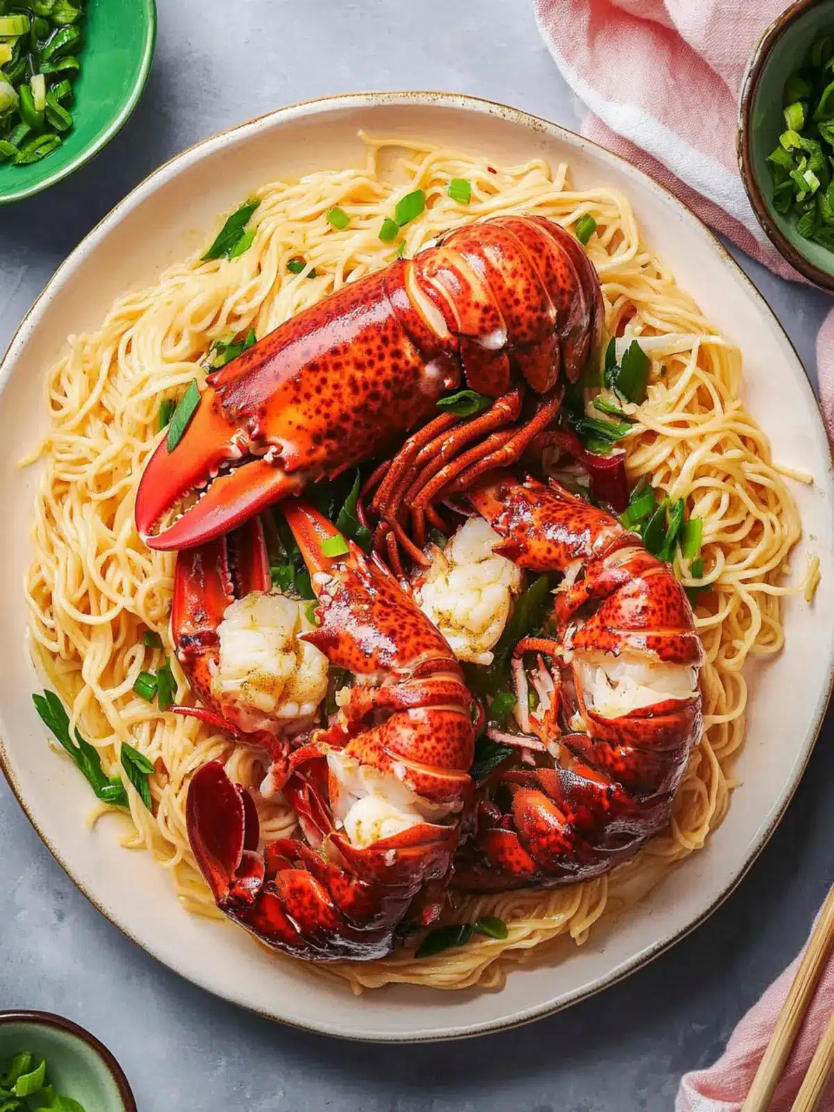 Lobster Noodles (Lobster Yee Mein)