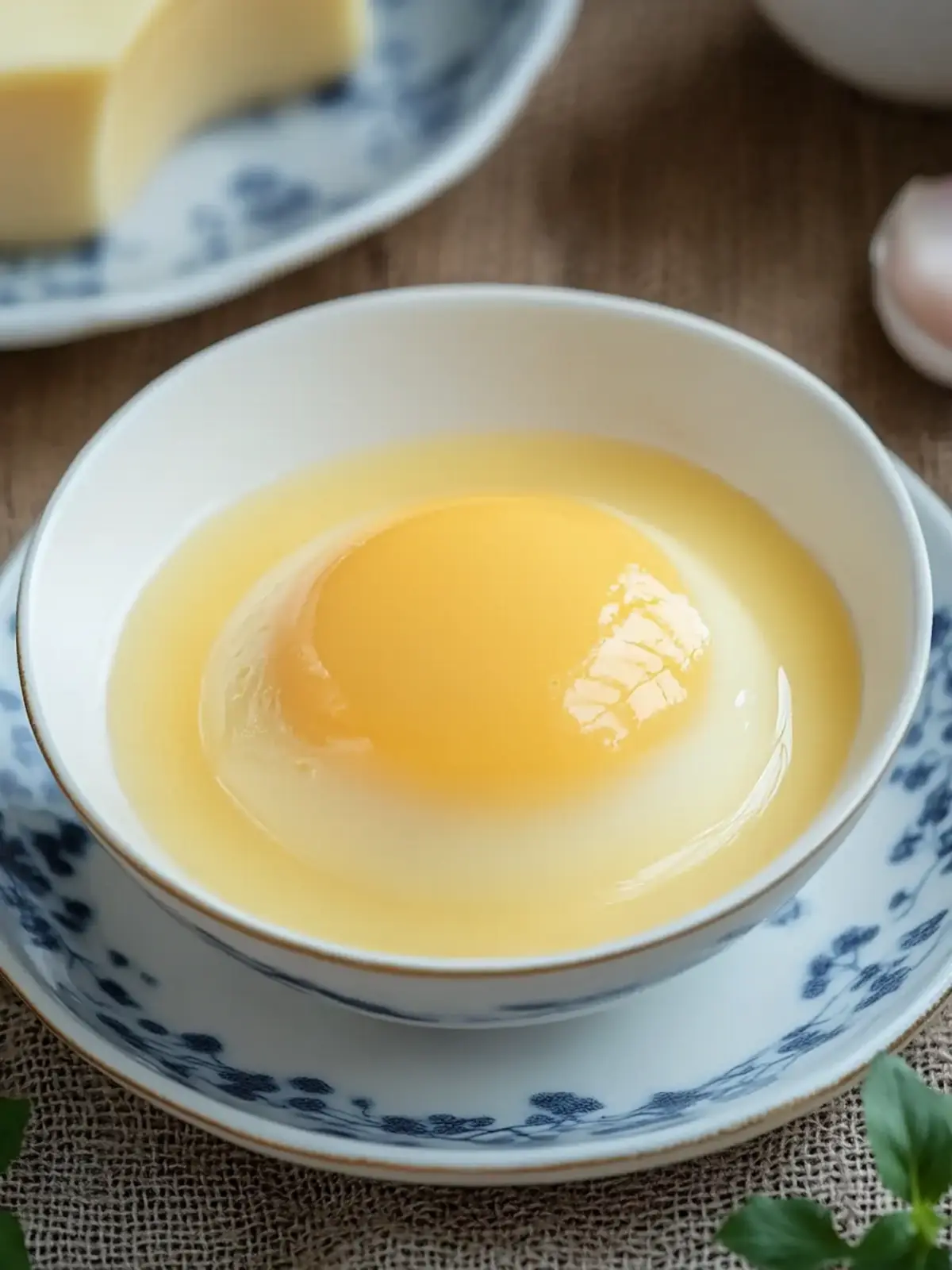 Chinese Steamed Egg Pudding Dessert