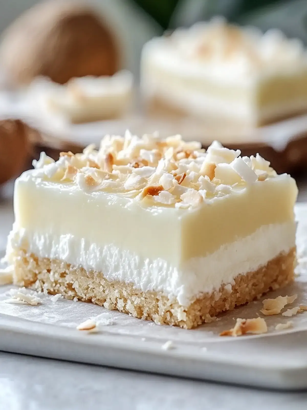 Island Dream Coconut Cream Bars