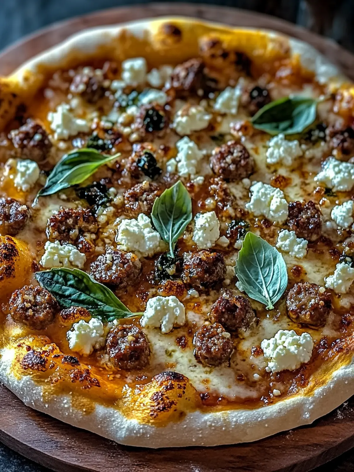 Savor This Sausage Feta Honey Pizza for Ultimate Flavor Bliss 4 Sausage Feta Honey Pizza